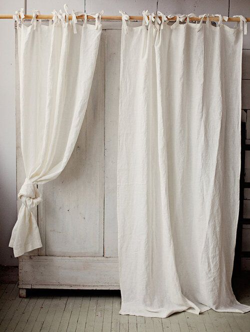 Grey Linen Curtains