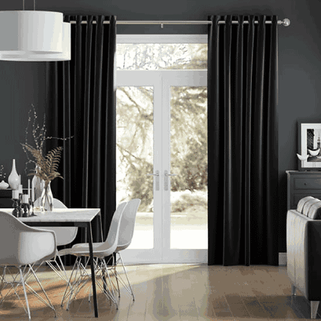 Blackout-curtains-living-room-ideas