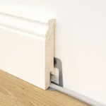 Wood skirting board Classic 80 solid spruce wood 16x80x2400mm