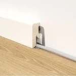 Wood skirting board Modern 40 solid spruce wood 16x40x2400mm Dubai