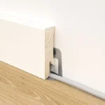 Wood skirting board Modern 60 solid spruce wood 16x60x2400mm